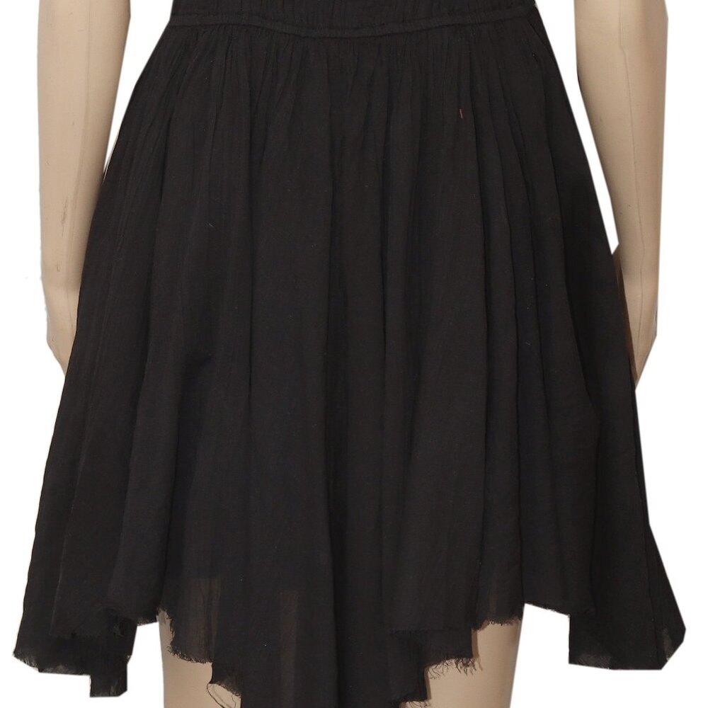 Free People FP One Delia Slip V Neck Gauze Lace Smocked Dress L US ITEM - Picture 4 of 6